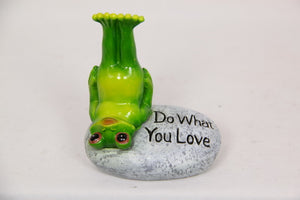 10CM YOGA WORDING FROGS 4 ASSTD