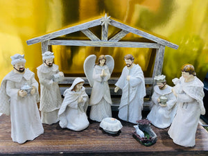 10pcs Nativity set 15cm