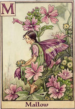 Load image into Gallery viewer, Mallow Fairy inspired by artist Cicely Mary Barker
