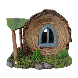 Solar Log Fairy House