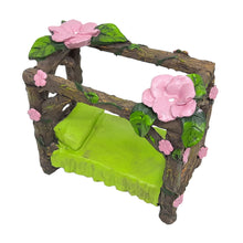 Load image into Gallery viewer, Fairy Bed w/Flower Canopy
