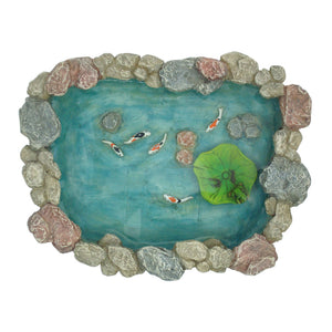 Koi Pond (Sunken) w/Lily Pad – 20cmL