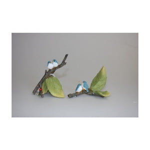 Set of 2 Birds on Leaves