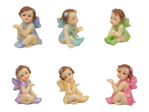 3cm Miniature Fairies 6 assorted