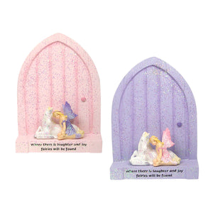 Fairy Door with Fairy & Unicorn