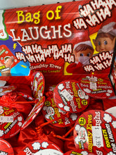 Load image into Gallery viewer, Elf on the Shelf accessories ( Bag of Laughs and Bad of Fa*t)
