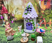 Load image into Gallery viewer, 15cm Fairy Garden Floral House 3 Asstd
