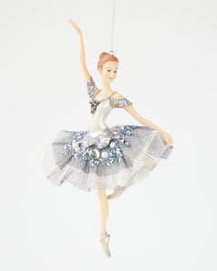 BALLERINA FAIRY SILVER 17.5CM