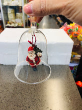 Load image into Gallery viewer, Christmas glass bell
