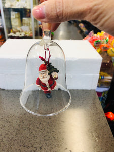 Christmas glass bell