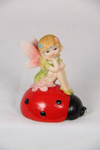 Load image into Gallery viewer, 7.5CM FAIRY SITTING ON LADYBUG 3 ASSTD
