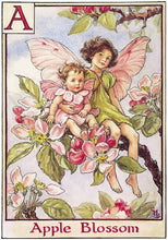 Load image into Gallery viewer, Baby Apple Blossom Fairy inspired by artist Cicely Mary Barker
