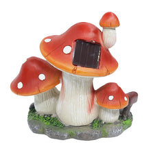 Load image into Gallery viewer, Solar Red Mushroom Fairy House
