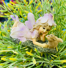 Load image into Gallery viewer, Flower Garden Fairy w/Squirrel
