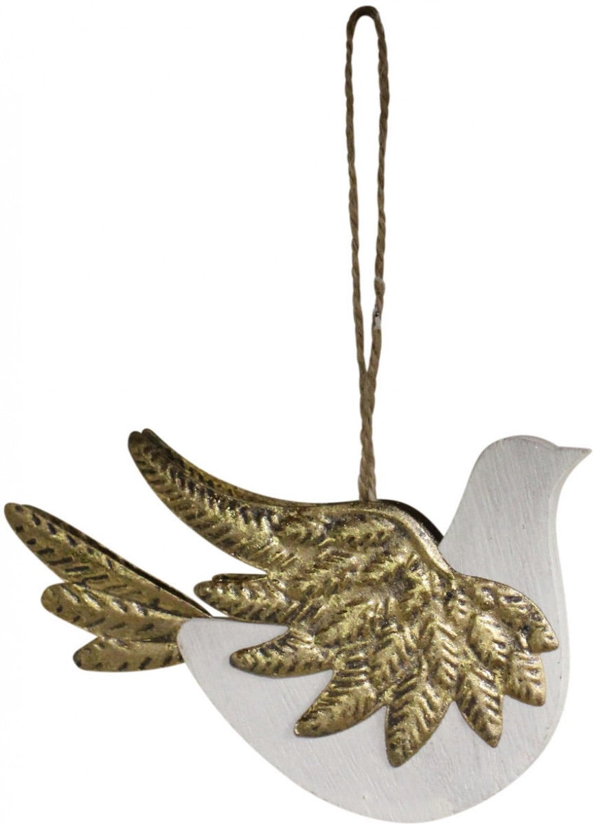 Hanging Bird Gold Wings