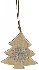 Hanging Heart Timber/Gold