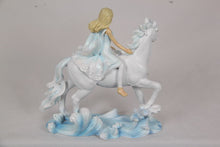 Load image into Gallery viewer, 18CM GIRL ON ICE HORSE RIDING WAVES
