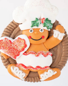 GINGERBREAD CHEF ORNAMENT 8.5CM