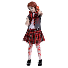 Load image into Gallery viewer, Children zombie school girl
