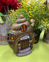 Load image into Gallery viewer, Snail LED house 17cmH 13cmW
