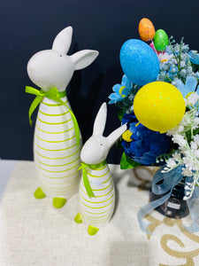 Ceramic Bunny pair