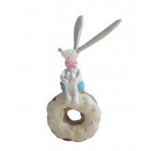 Load image into Gallery viewer, WHITE BUNNY ON DOUGHNUT
