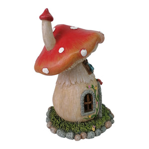 Mushroom House w/Opening Door – Red/Lilac