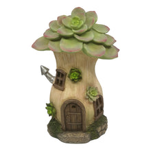 Load image into Gallery viewer, Solar Succulent House w/Chimney
