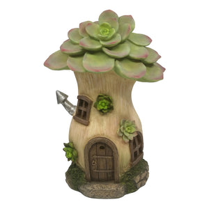 Solar Succulent House w/Chimney