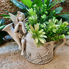 Load image into Gallery viewer, Garden Fairy Plant Pot – Watering Can
