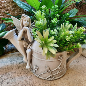 Garden Fairy Plant Pot – Watering Can