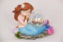 Load image into Gallery viewer, 11CM CUTE MERMAID WITH GLASS ORB
