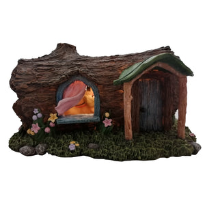 Solar Log Fairy House