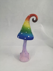 15cm RAINBOW COLOURED FAIRY MUSHROOM 2