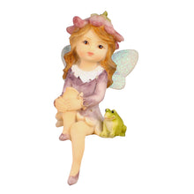 Load image into Gallery viewer, Flower Garden Shelf Sitting Fairy – 6 Assorted
