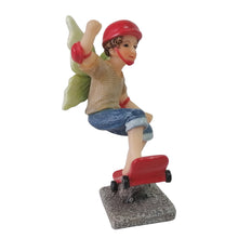 Load image into Gallery viewer, Fairy Noah Riding Skateboard
