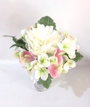 Load image into Gallery viewer, Mix Peony and Hydrangeas 30cmL bouquet
