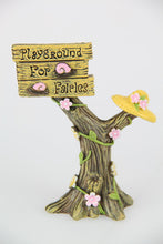 Load image into Gallery viewer, 11cm Fairy Garden Playground Sign FAIGPLAY
