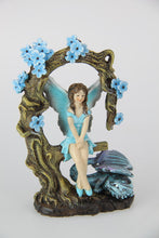 Load image into Gallery viewer, 13CM FAIRY IN TREE WITH PET DRAGON 2 ASSTD
