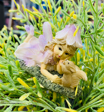 Load image into Gallery viewer, Flower Garden Fairy w/Squirrel
