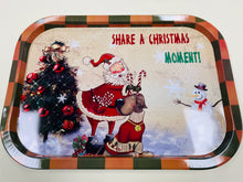 Load image into Gallery viewer, Christmas Tin Trays 40cmL 29cmW
