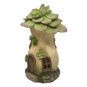 Solar Succulent House w/Chimney