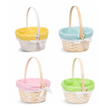 Load image into Gallery viewer, EASTER BASKET W/LINING 22X12CM NOT INCLUDING HANDLE 4COLS
