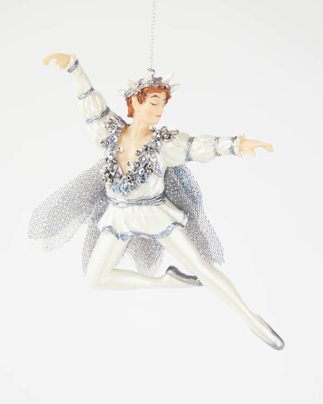 LEAPING FAIRY SILVER 10CM