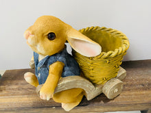 Load image into Gallery viewer, Bunny with cart 25cm
