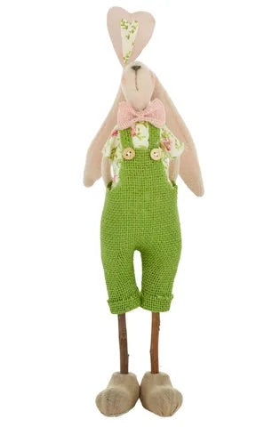 ANDY BUNNY FABRIC 7X31CM GREEN