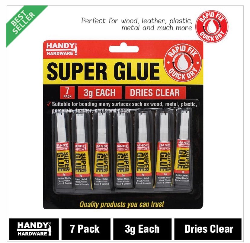 Super Glue pack of 7
