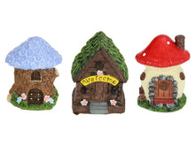 Load image into Gallery viewer, 10cm Fairy Garden House 3 Asstd
