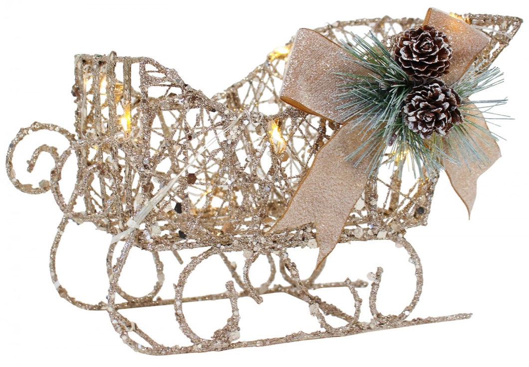 Gold Sleigh LED B/O