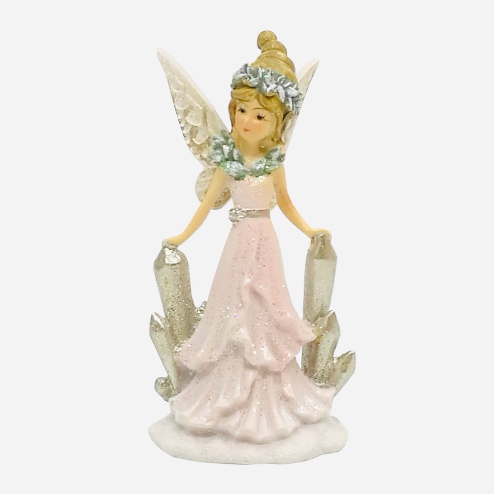 Snow Fairy with Crystals 10cm